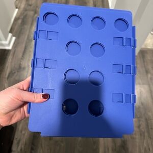 Blue Folding Clothes Organizer
